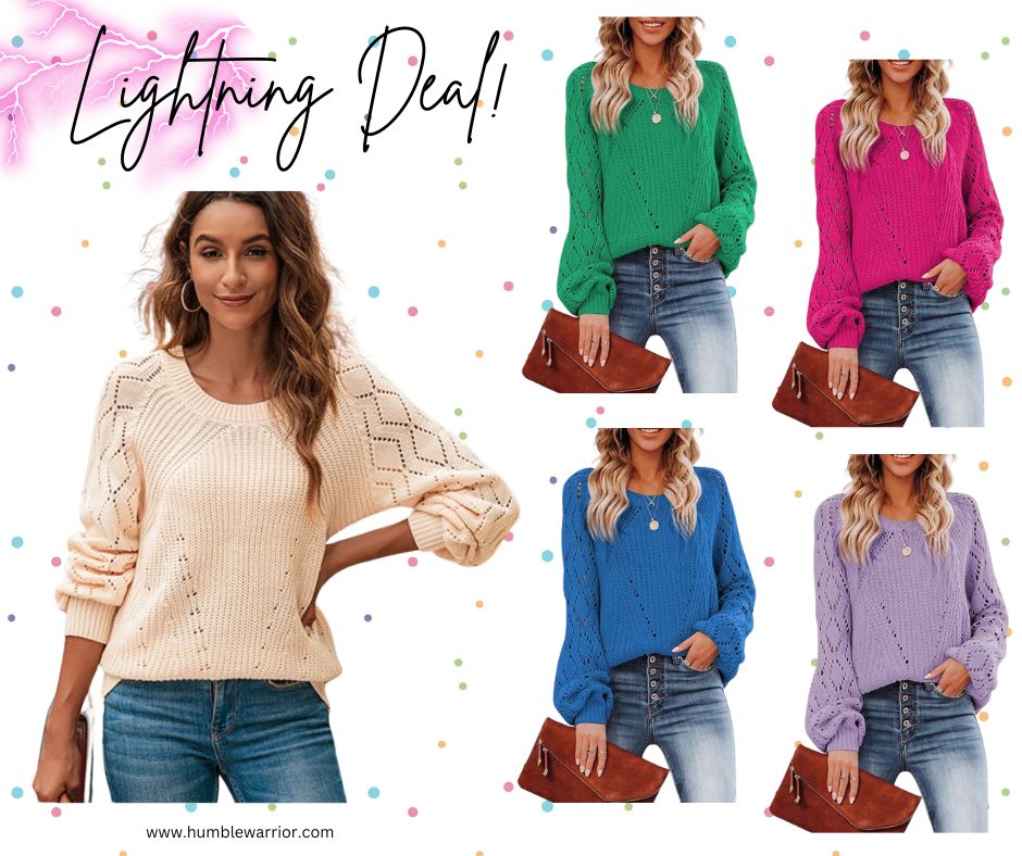 Crochet knit sweater!