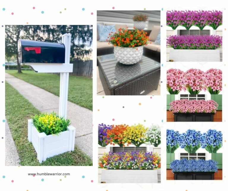 Artificial flowers!