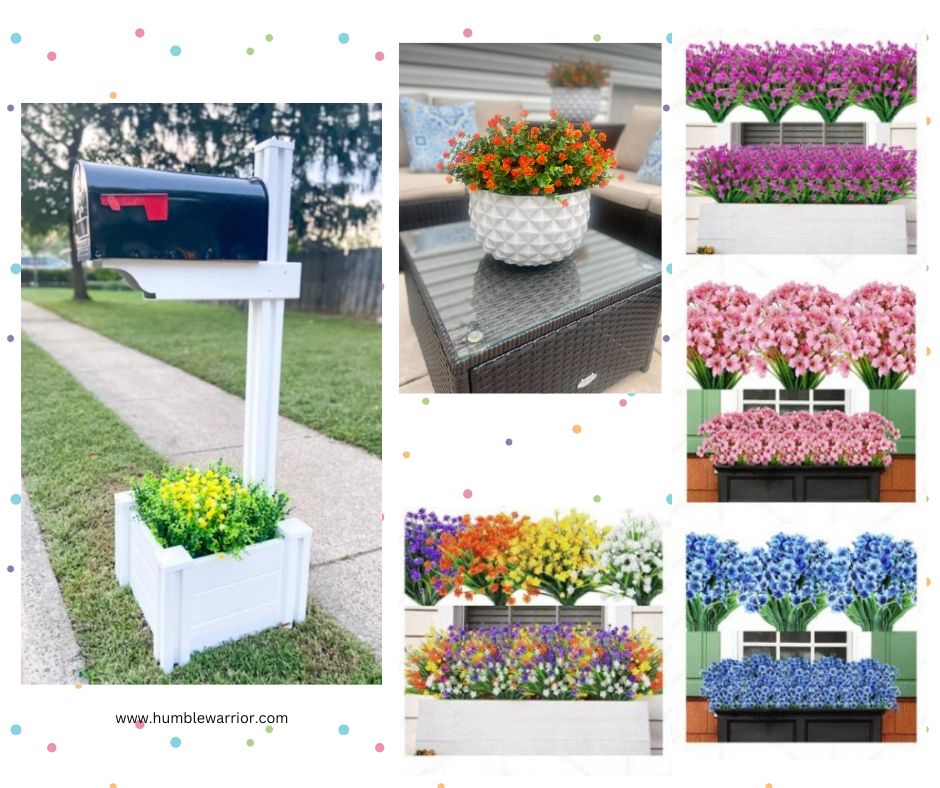 Artificial flowers!