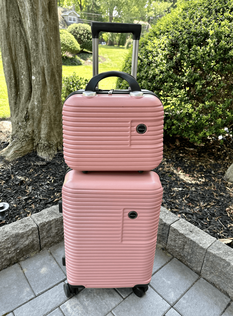 My pretty pink luggage!