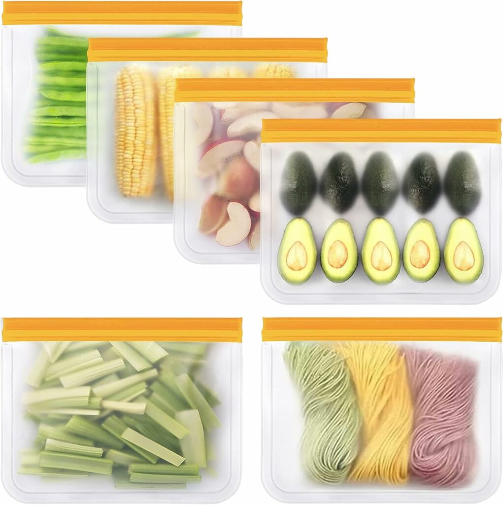 WATOTGAFER 6-Pack of BPA-Free Reusable Freeze Storage Bag!