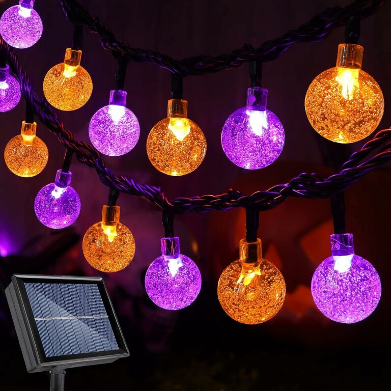 Lomotech Orange & Purple LED Halloween Globe Lights!