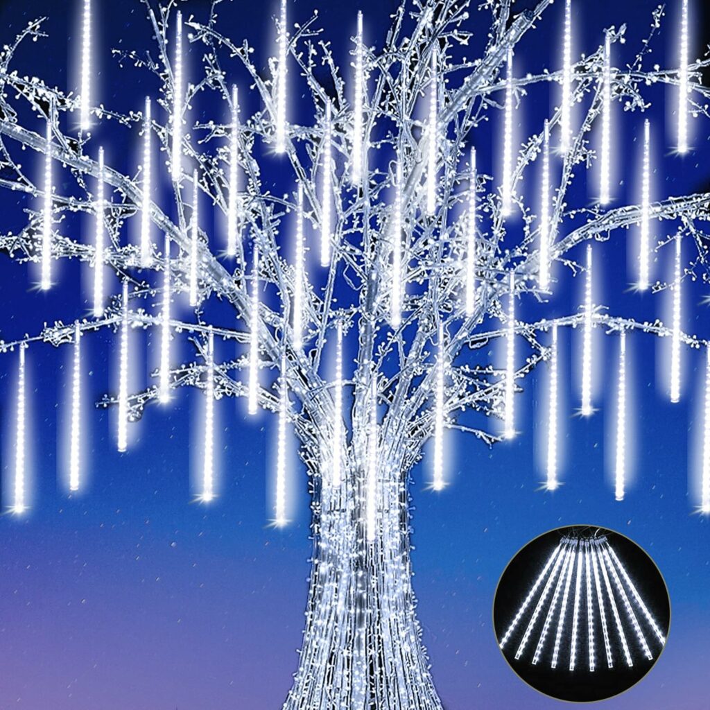 Set of 10 Outdoor Icicle Christmas Lights!