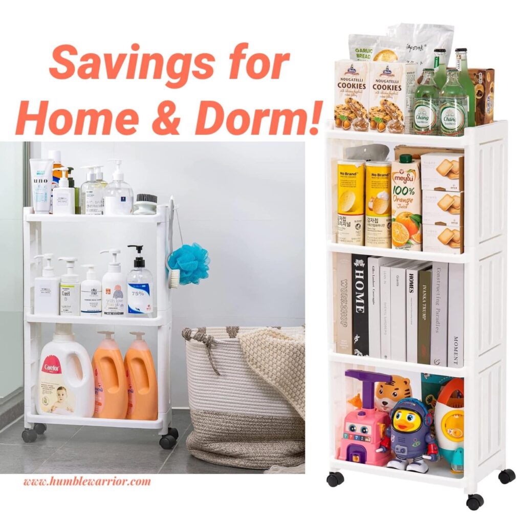 HANDY STORAGE FOR HOME OR DORM!