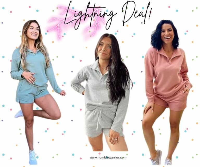 2 Piece Waffle Knit Lounge Set!