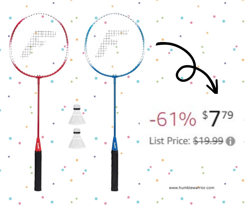 Franklin Sports Badminton Racket Set!