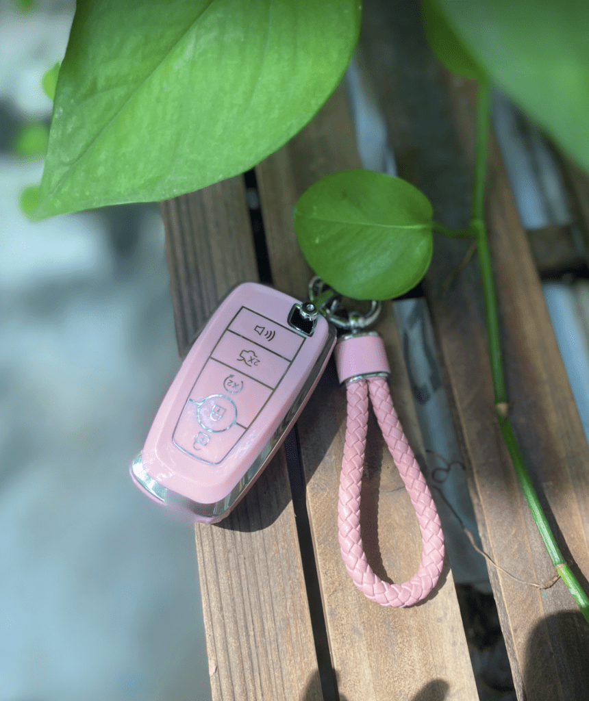 Pink Bougie Key Fob