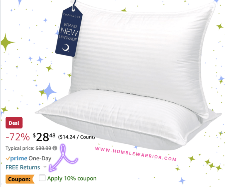 COZSINOOR Queen Size Set of 2 Cooling Pillows!