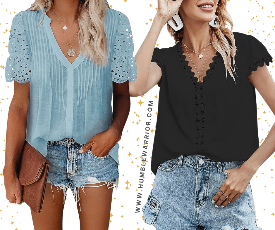 Cisisily Women’s Lace Blouses!