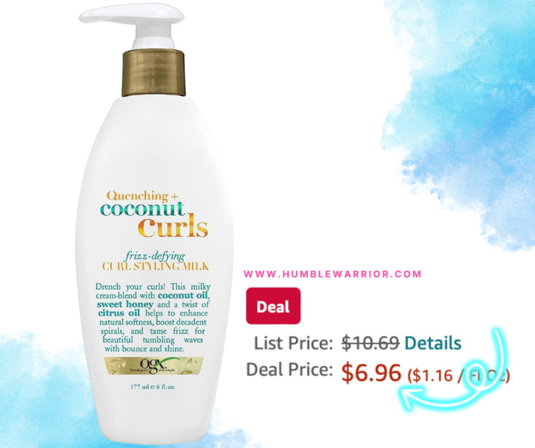OGX Quenching + Coconut Curls Frizz-Defying Leave-In Styling Milk!