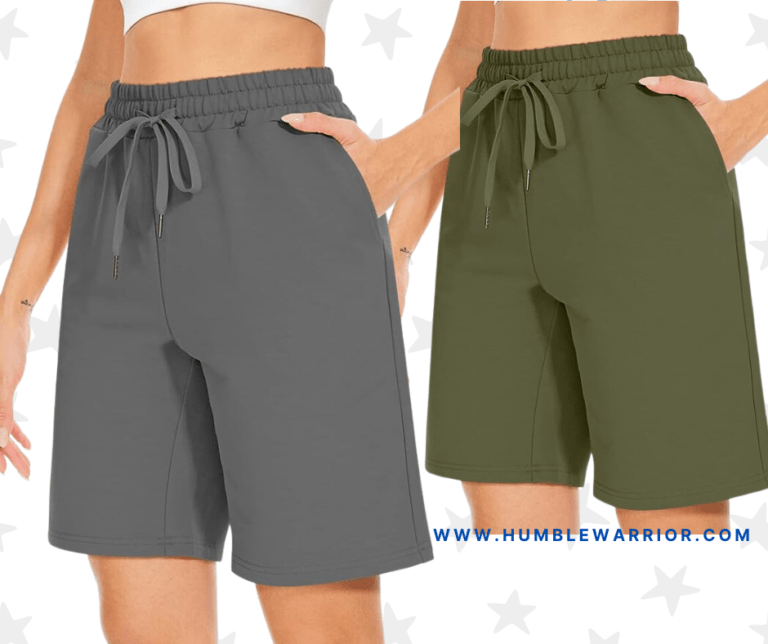 TARSE Women’s Cotton Bermuda Shorts with Pockets!