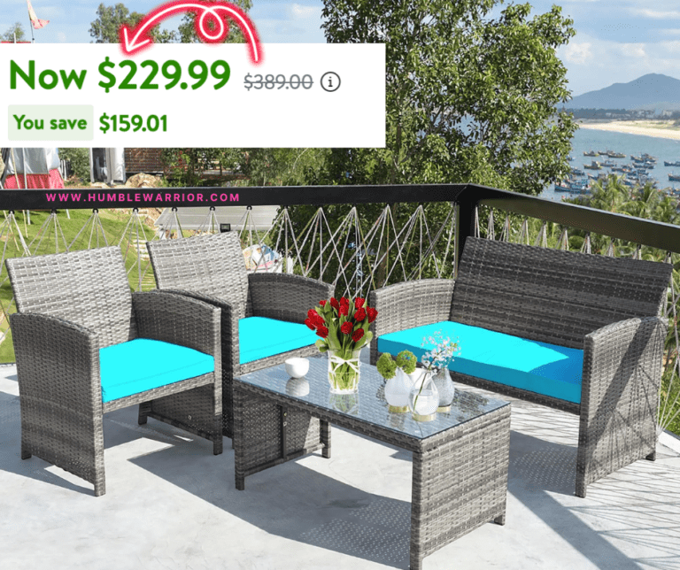 4-Piece Patio Furniture Set!
