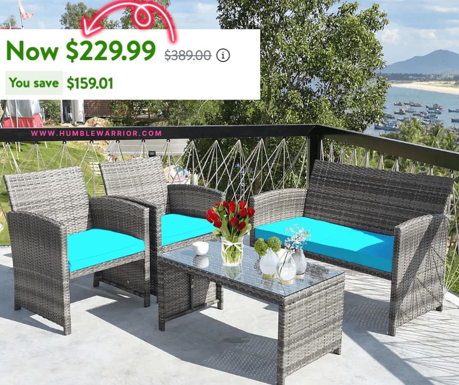 4-Piece Patio Furniture Set!