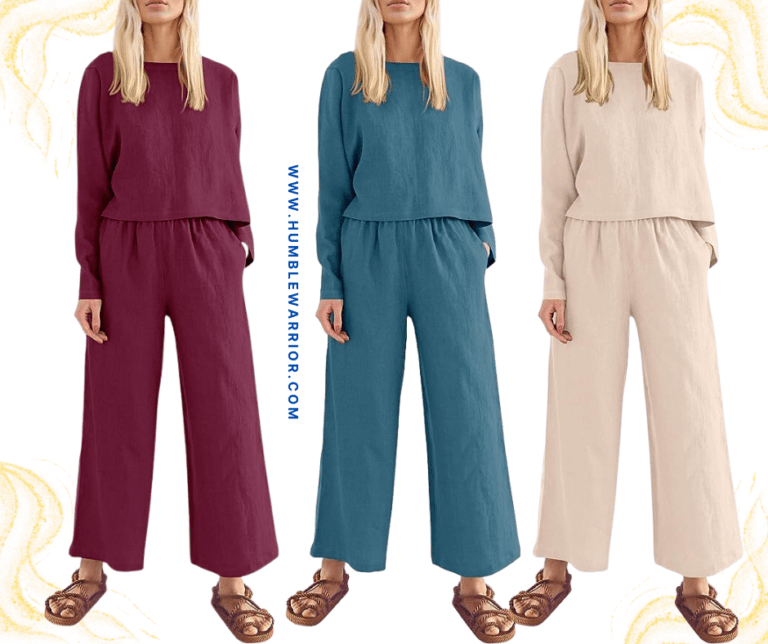 PRETTYGARDEN Fall Linen Top & Wide Leg Pants!