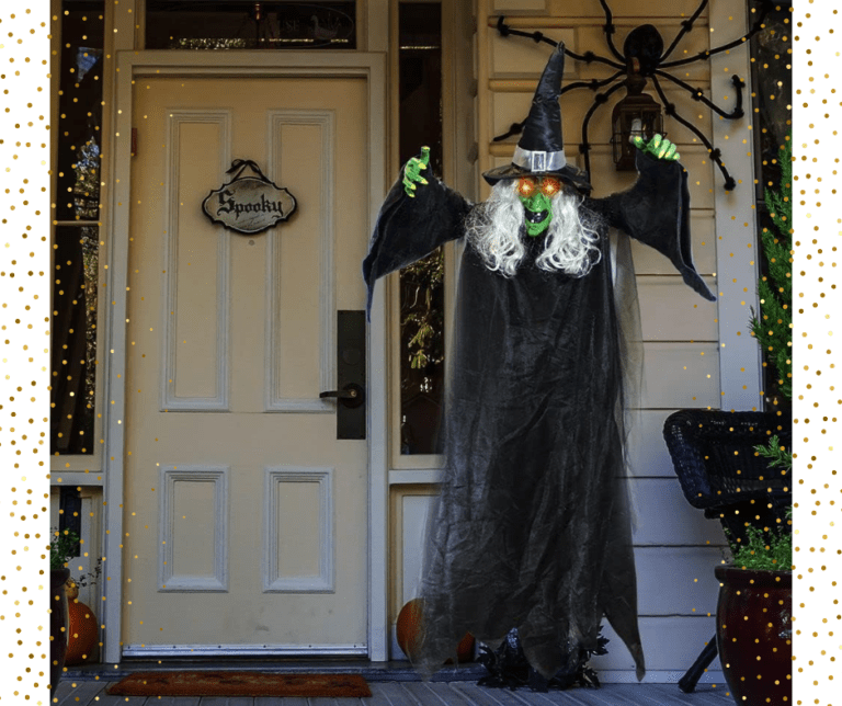 JOYIN Life Sized 74″ Animated Witch!
