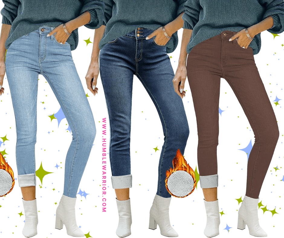 Utyful Fleece-Lined High Waisted Jeggings!