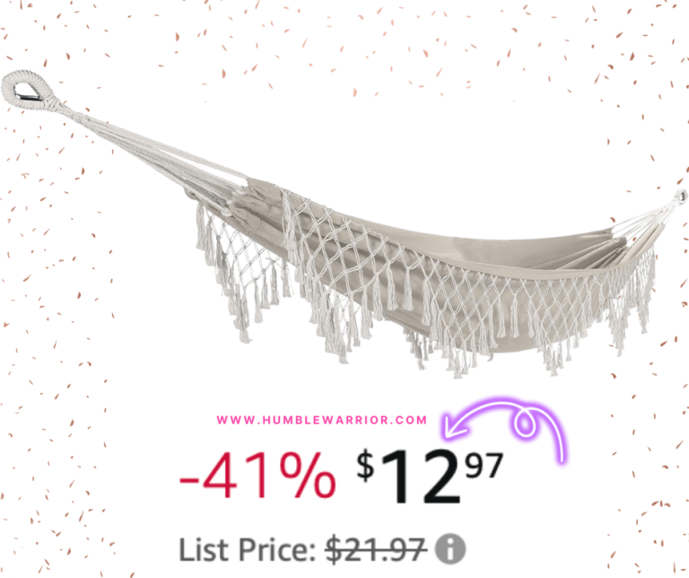 Bliss Hammock with Decorative Fringe!