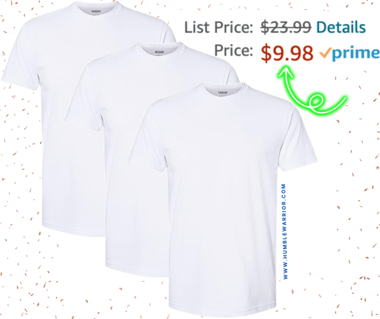 3-Pack of Gildan Men’s Cotton Stretch Tees!