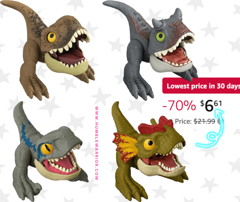 Jurassic World Dominion Uncaged 4-Pack of Dino Toys!