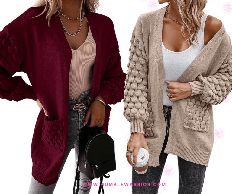 PRETTYGARDEN Women’s Open-Front Cable Knit Oversized Cardigan!