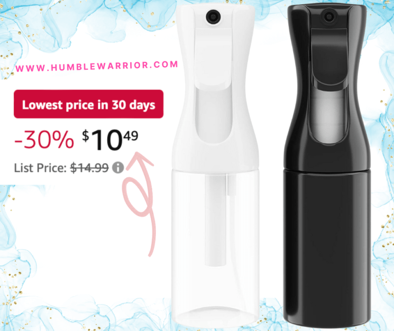 Beauvia 2-Pack of Ultra-Fine Misting Empty Spray Bottles!