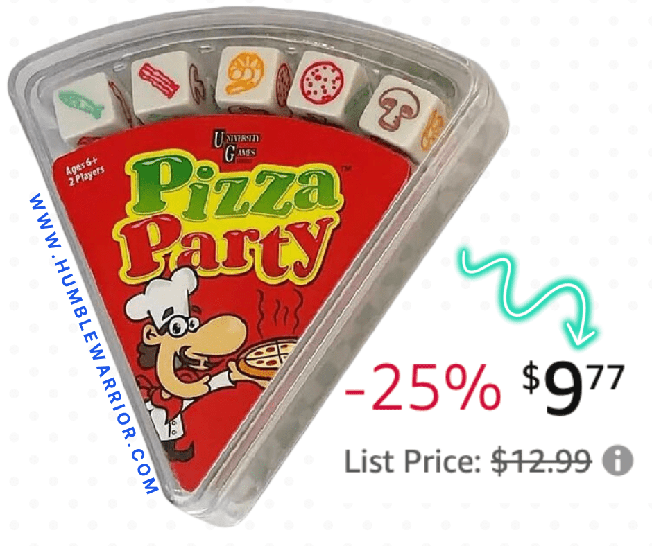 University Games Pizza Party Dice Game!