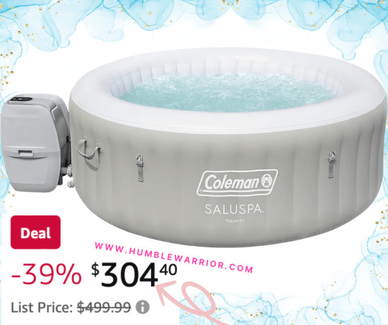 Coleman Saluspa Tahiti Inflatable Hot Tub Spa!