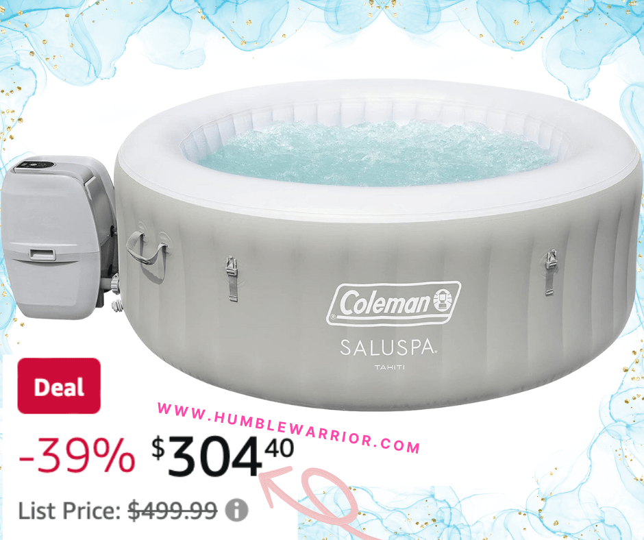 Coleman Saluspa Tahiti Inflatable Hot Tub Spa!