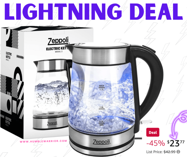 Zeppoli 1.7L Electric Glass Tea Kettle!