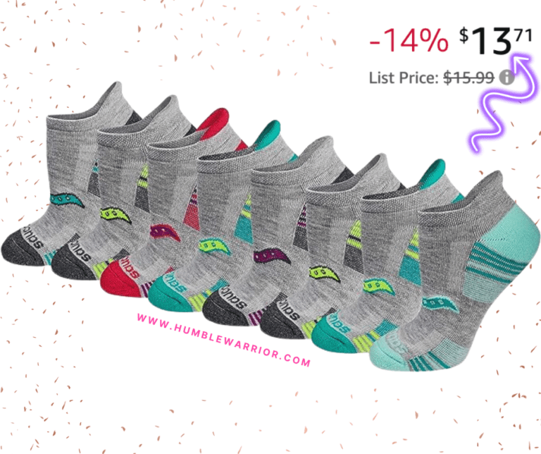 Saucony Women’s 8-Pack of Heel-Tab Socks!