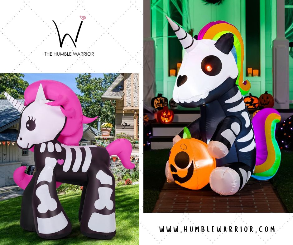 SPOOKTACULAR Unicorn Inflatables!!