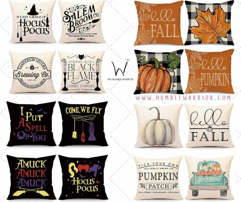 Fall & Halloween Pillow Covers!