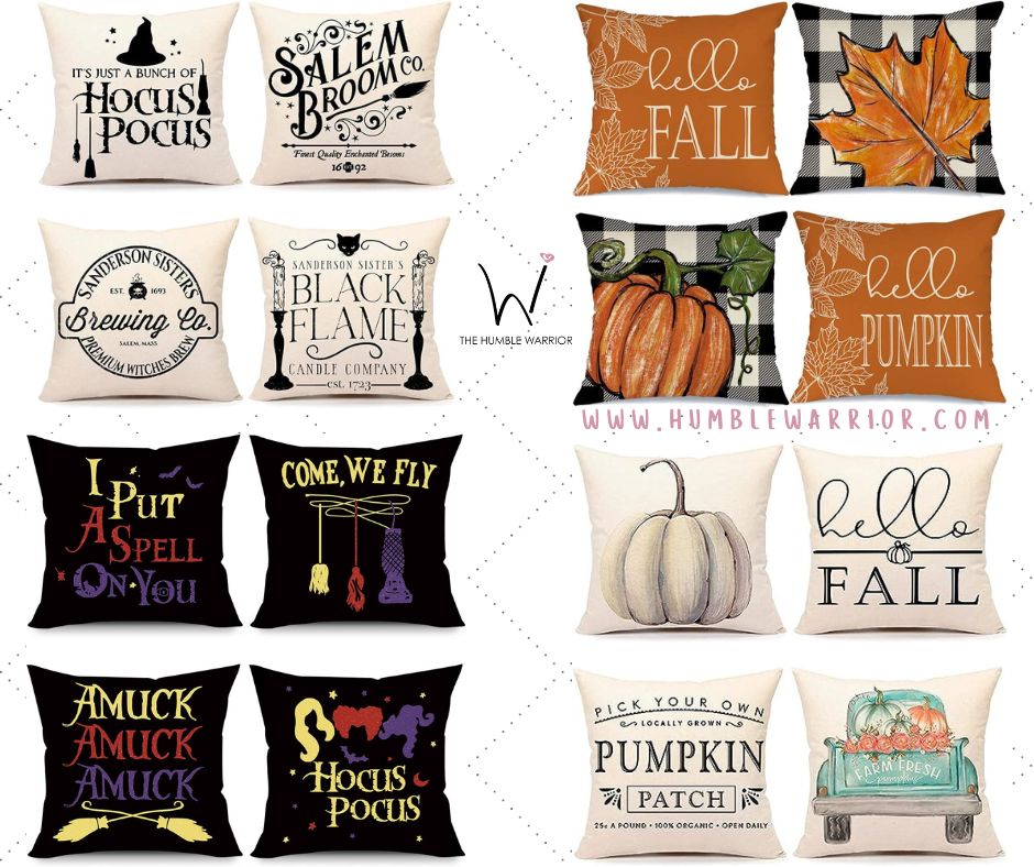 Fall & Halloween Pillow Covers!