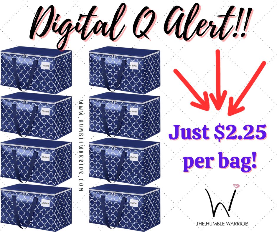 Digital Q Alert on FabSpace Moving Bags!!