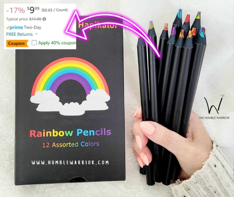 Hapikalor 12-Color Mixed Rainbow Pencils!!
