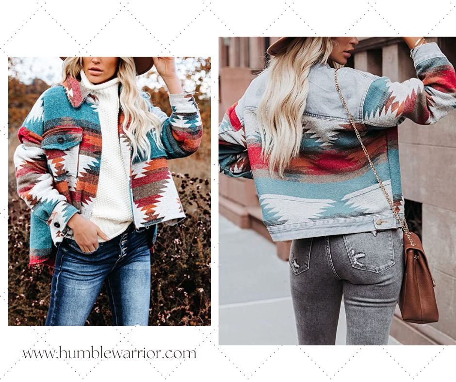 FABULOUS Springrain Aztec Print Jackets!!