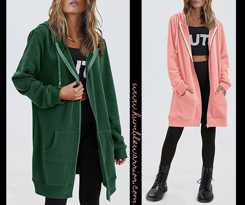Zeagoo Long Fleece Hooded Jackets!