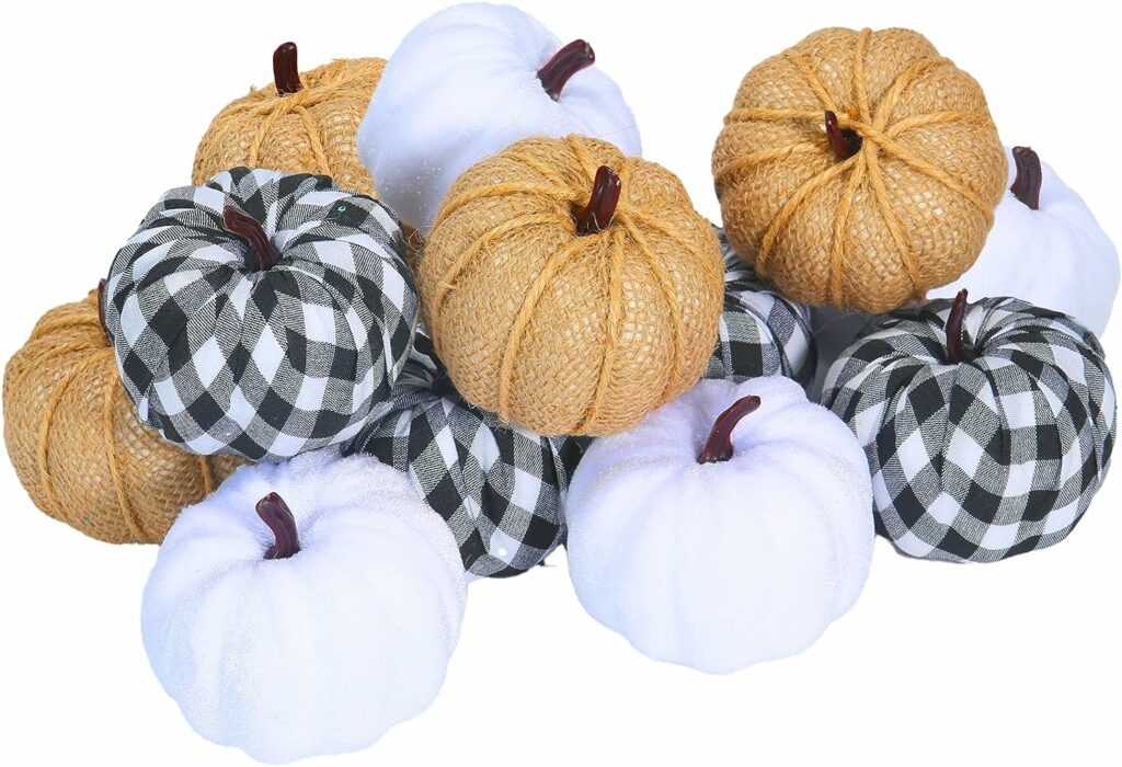 Ticlooc 12pcs Mixed Harvest Pumpkins!!