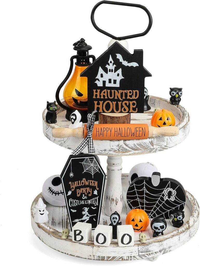 Halloween Tiered Tray Decor Set!!