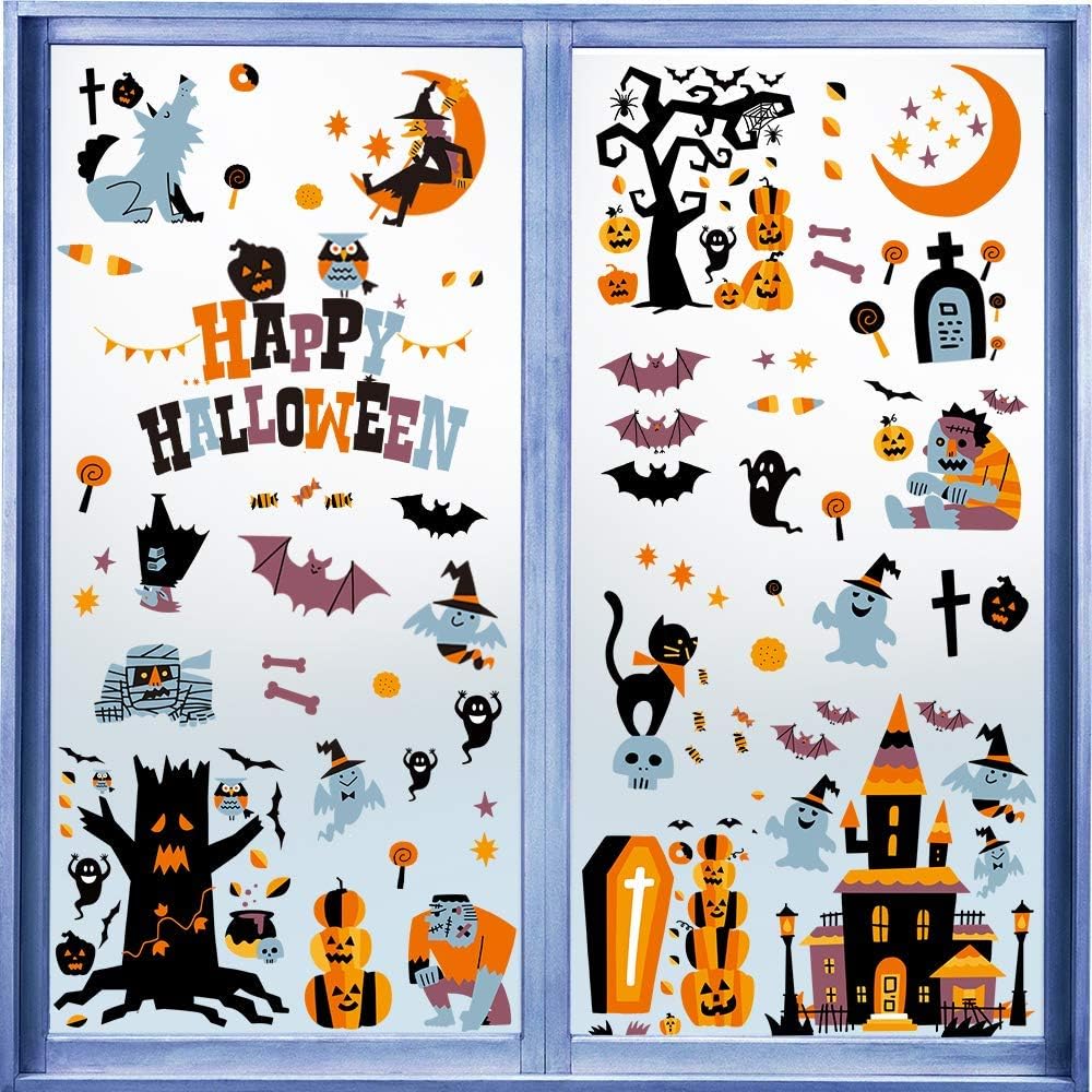 SPOOKTACULAR Window Clings!