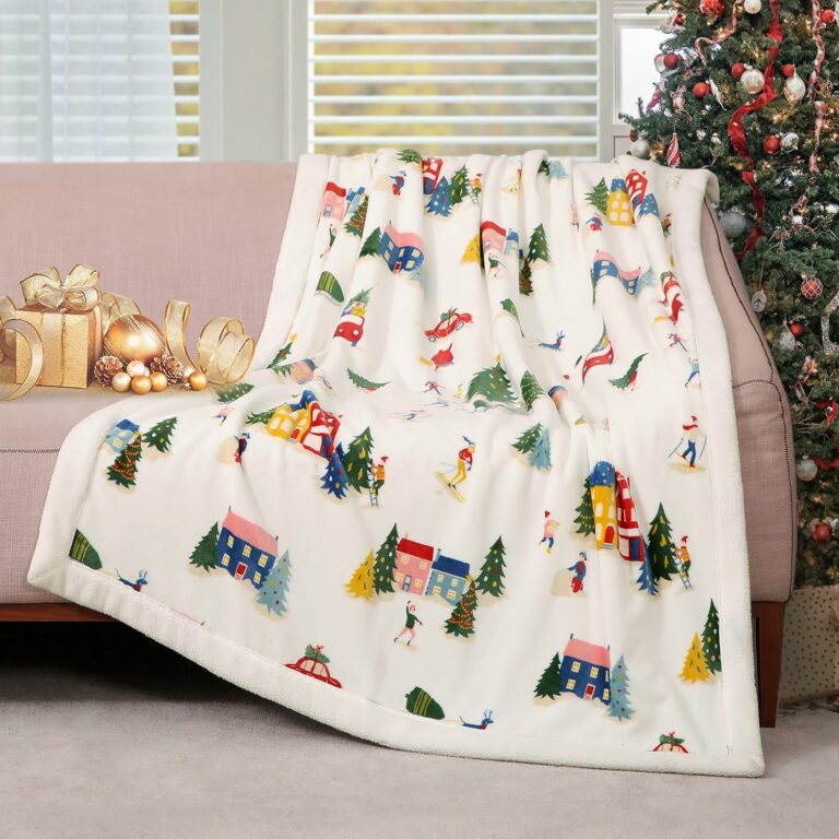 FABULOUS Cozy Bliss White Christmas Blanket!!