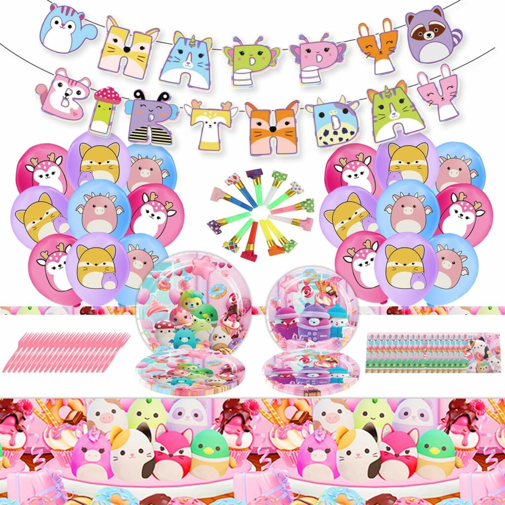SQUISHMALLOWS Birthday Party Decorations Set!!