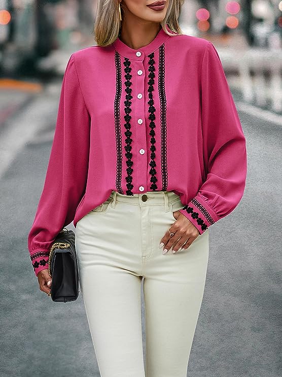 Lovely Theenkoln Long Sleeve Blouses!!