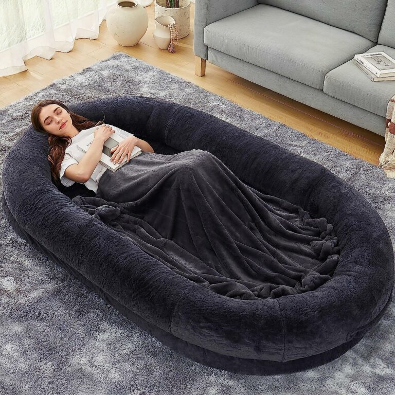 Luxury Fur Human Size Dog Bed