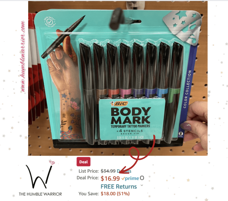 BIC BodyMark Temporary Tatoo!