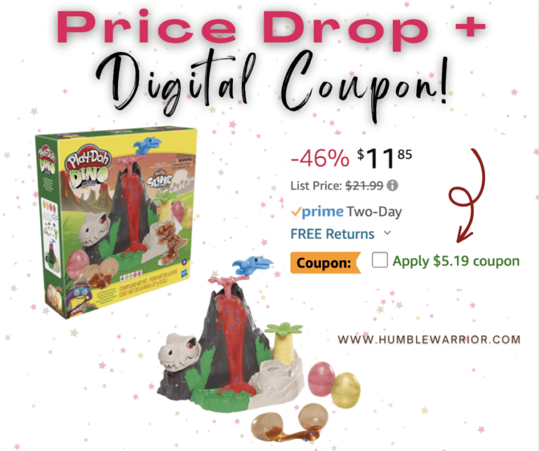 Play Doh Slime Dino Volcano Playset