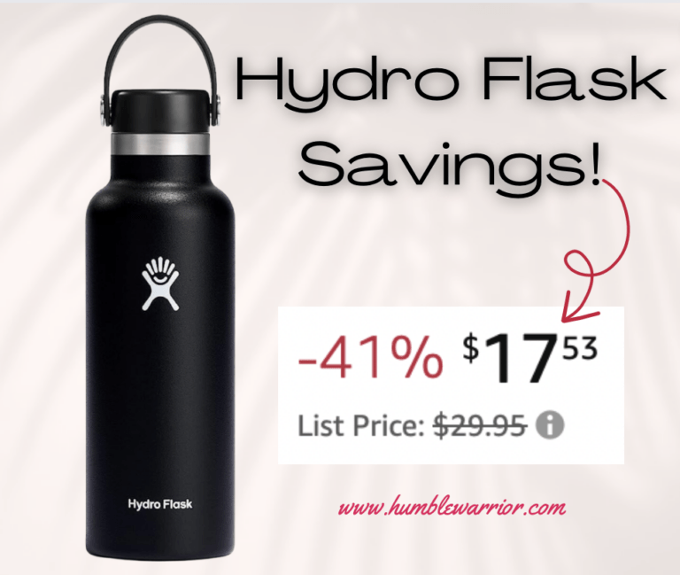 Hydro Flask Bottle Savings