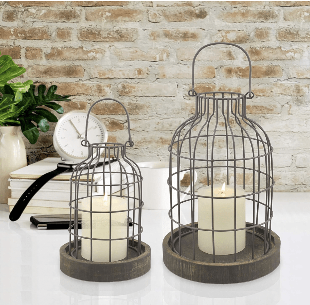 Stonebriar Metal Cloche Set