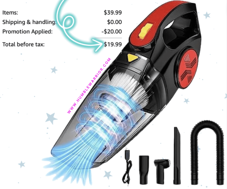 CSCL Handheld Cordless Vacuum Cleaner!
