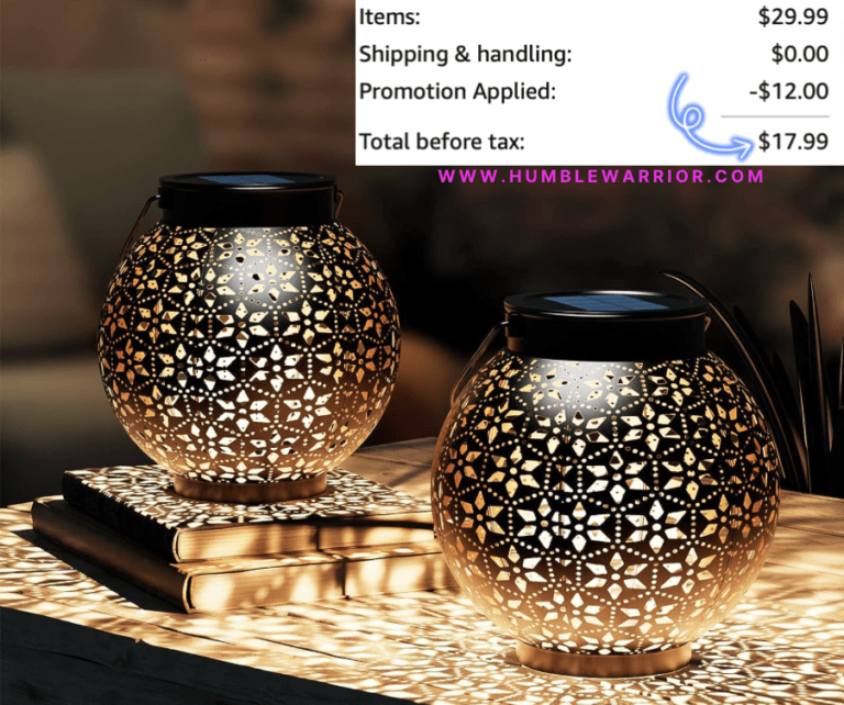 ConKrian Set of 2 Waterproof Solar Lanterns!
